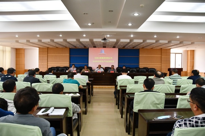 云维集团进行2020年“安全出产月”活动启动典礼