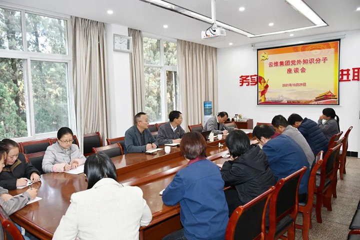 云维集团组织召开党表知识分子座谈会