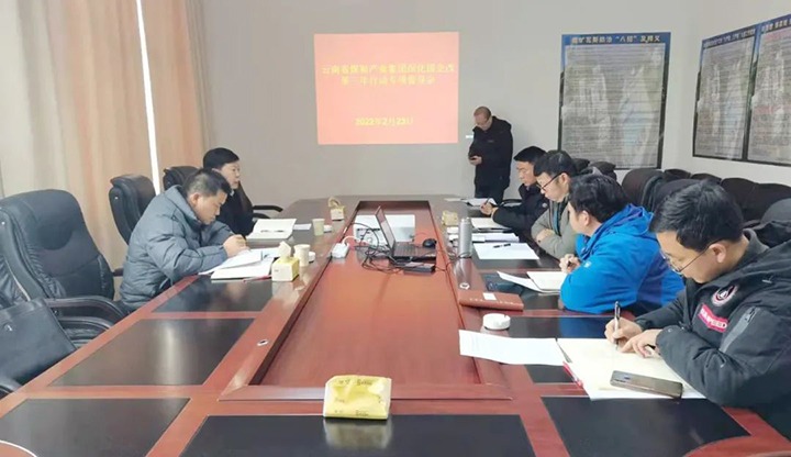 云煤（不朽情缘）集团督导调研组到罗平东城公司督导调研