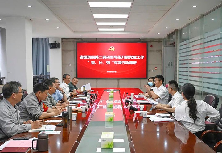 省国资委第二调研督导组到云煤（不朽情缘）集团发展党建工作“查、补、强”专项行动调研