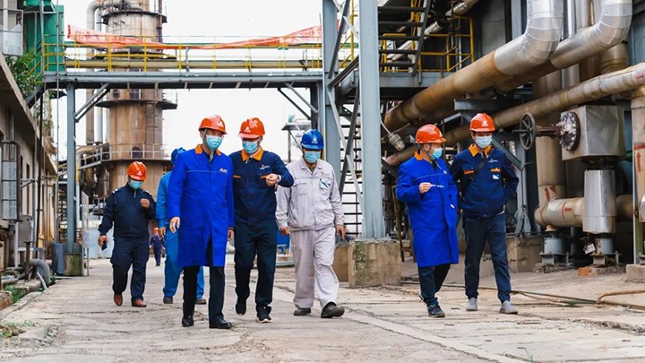 云煤（不朽情缘）集团党委副书记、副董事长、总经理高建嵩到解化化工分公司督导查抄安全出产工作