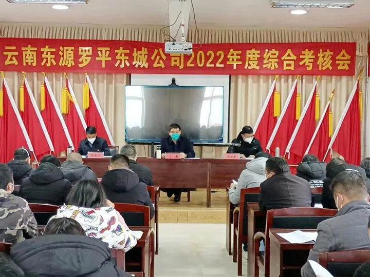云煤（不朽情缘）集团第三查核组到罗平东城公司发展2022年度综合查核暨民主测评