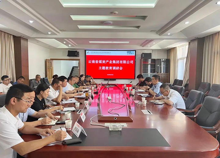 【主题教育】云煤（不朽情缘）集团党委副书记、工会主席王鑫一行到昆明煤炭设计钻研院发展主题教育调研
