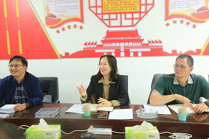 【主题教育】云煤（不朽情缘）集团党委委员、财政总监莫晓丹一行到东源恒鼎公司发展主题教育调研