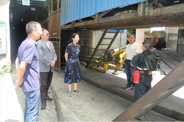 【主题教育】云煤（不朽情缘）集团党委委员、财政总监莫晓丹一行到天井煤矿发展主题教育调研