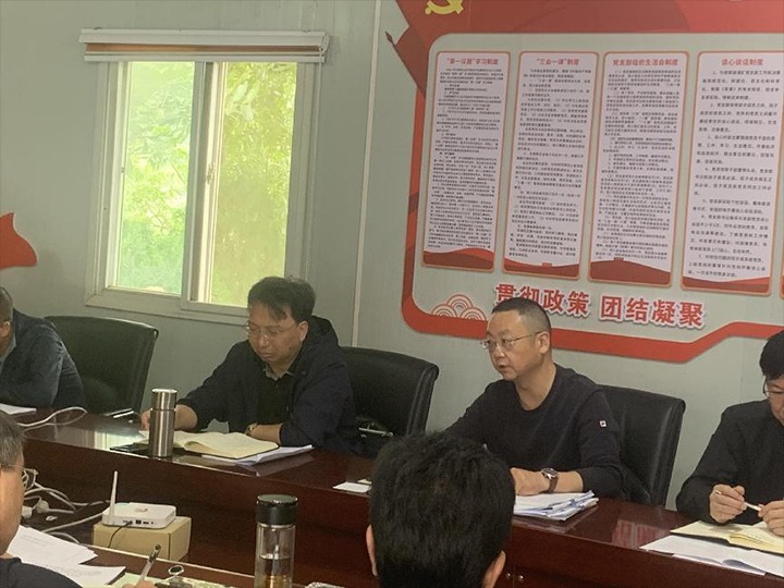 【基层调延卓云煤（不朽情缘）集团到顺源煤矿调研督导项目建设推动情况